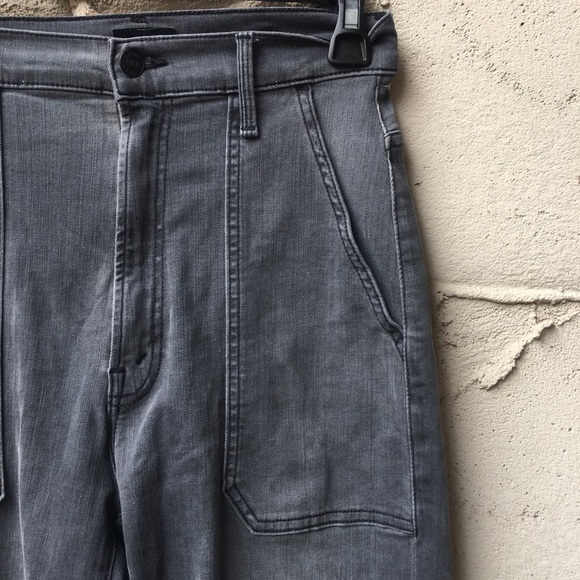 MOTHER Denim The Wrapper Patch Springy Ankle Jeans I Size 25 - Picture 6 of 10